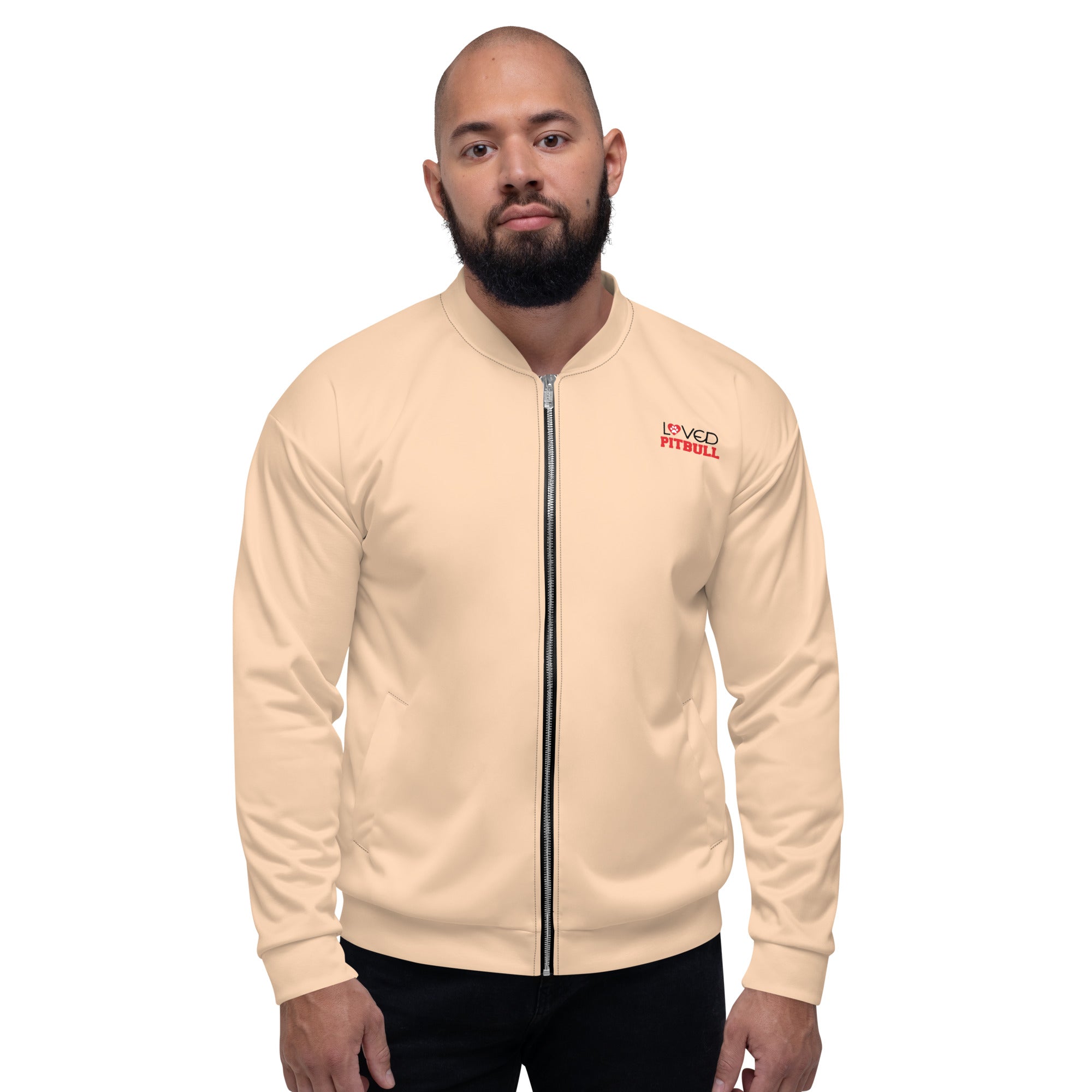 LOVED PITBULL - Unisex Bomber Jacket