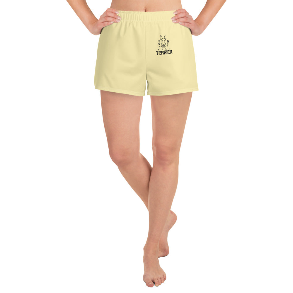 BULL TERRIER - Women’s Recycled Athletic Shorts