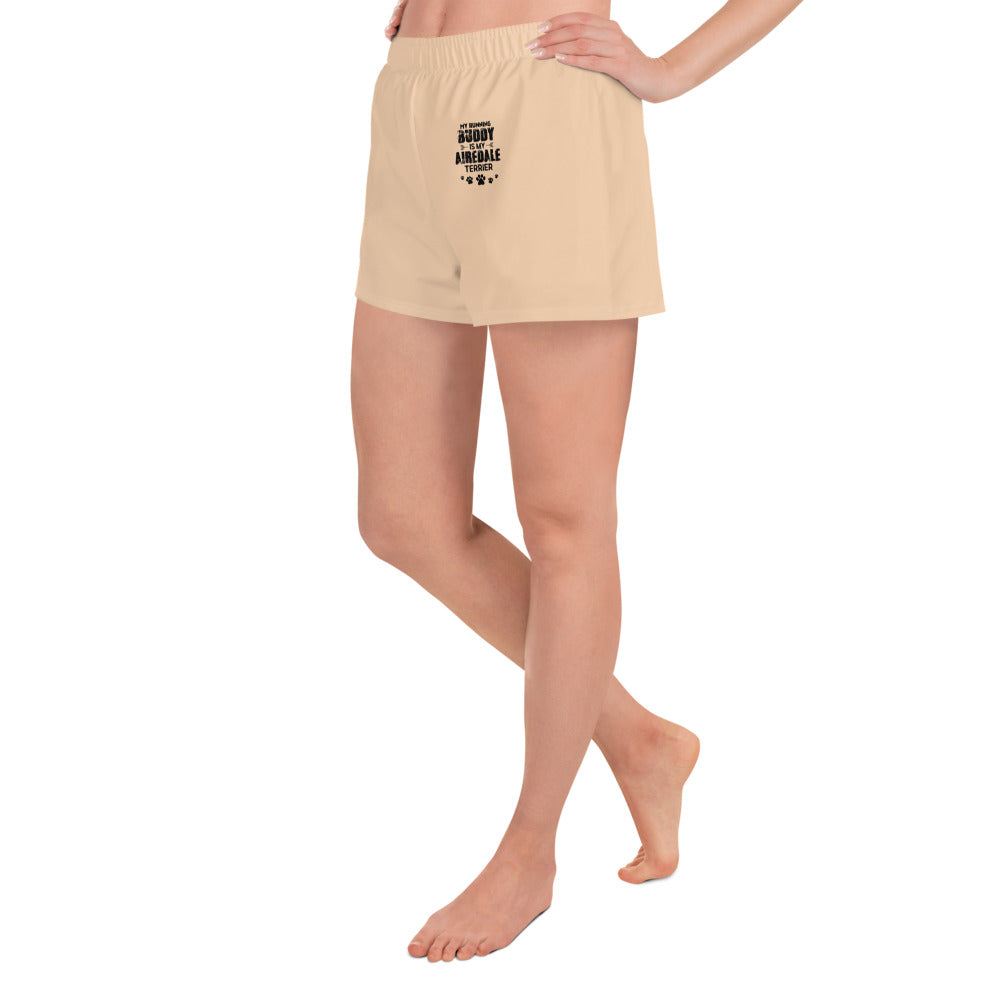 AIREDALE TERRIER - Women’s Recycled Athletic Shorts