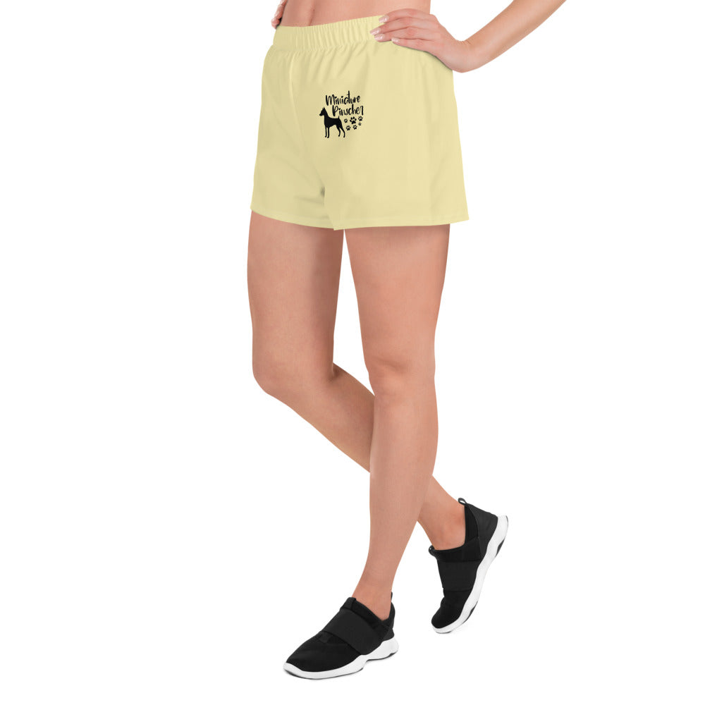 MINIATURE PINSCHER - Women’s Recycled Athletic Shorts