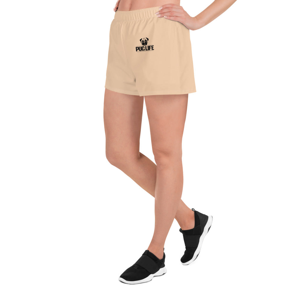 PUG LIFE - Women’s Recycled Athletic Shorts