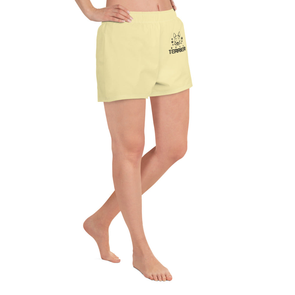 BULL TERRIER - Women’s Recycled Athletic Shorts