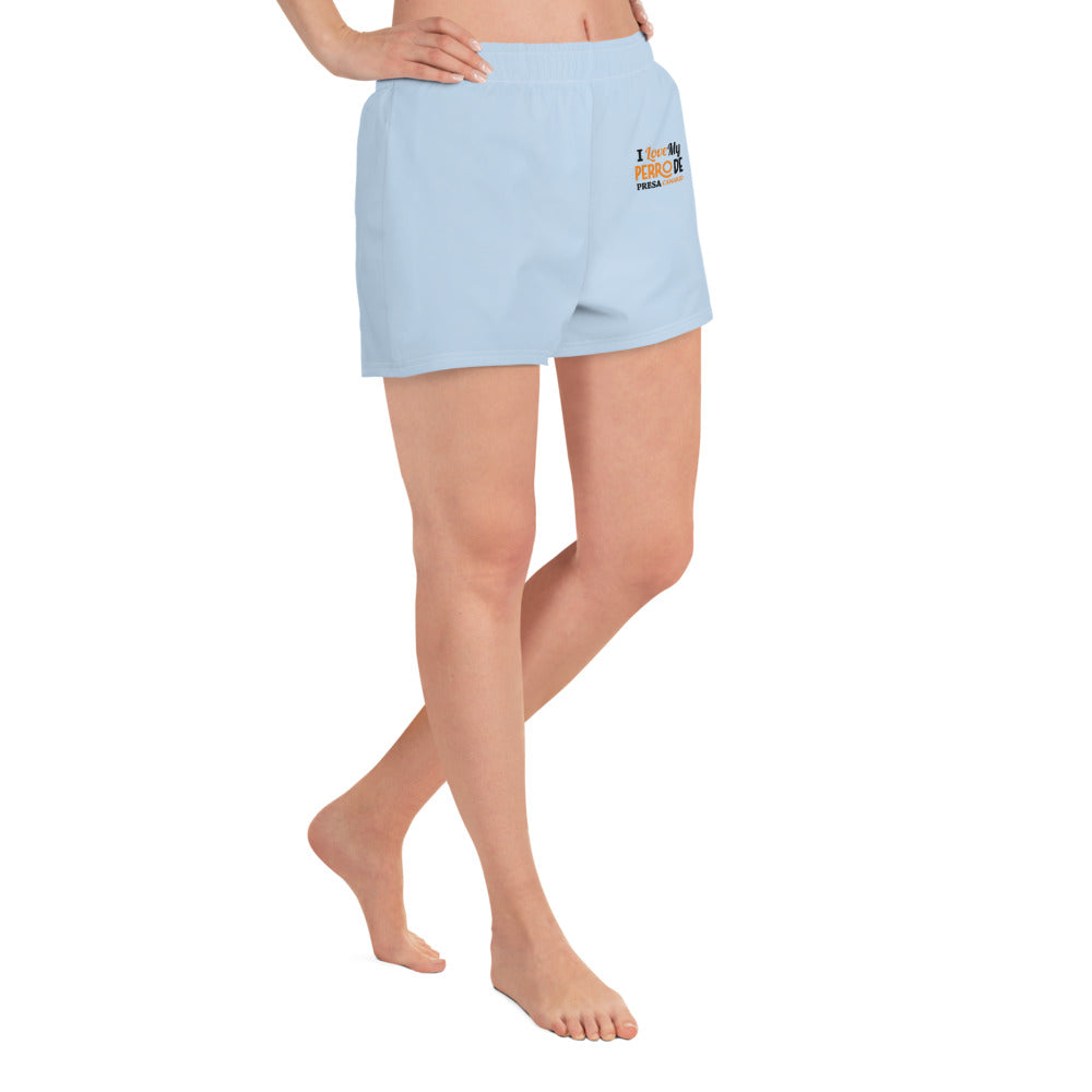 I LOVE MY PERRO - Women’s Recycled Athletic Shorts