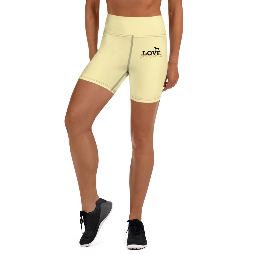 LOVE BRITTANY SPANIEL - Yoga Shorts