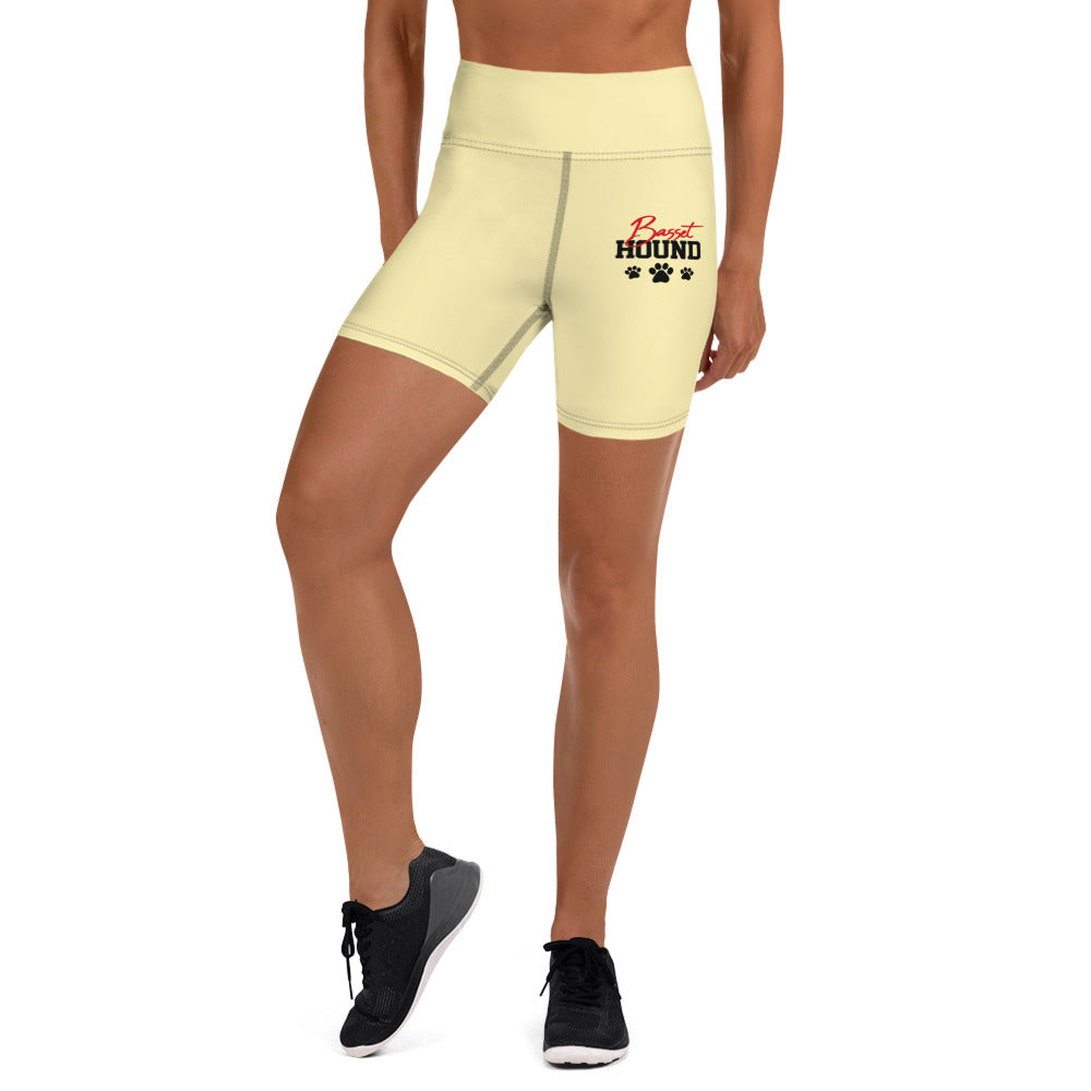 BASSET HOUND - Yoga Shorts