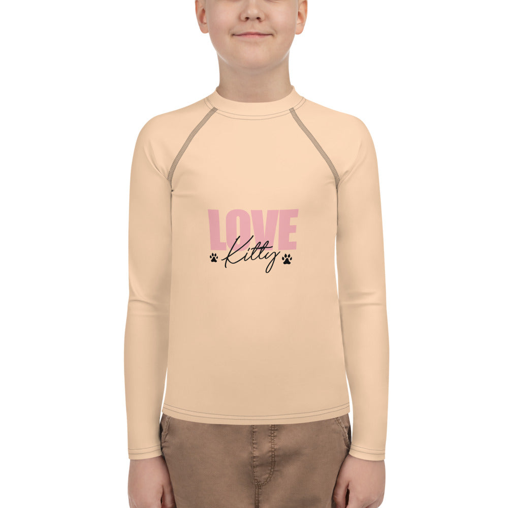 LOVE KITTY - Youth Rash Guard