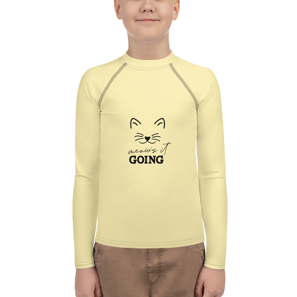 MEOW'S IT GOING - Youth Rash Guard