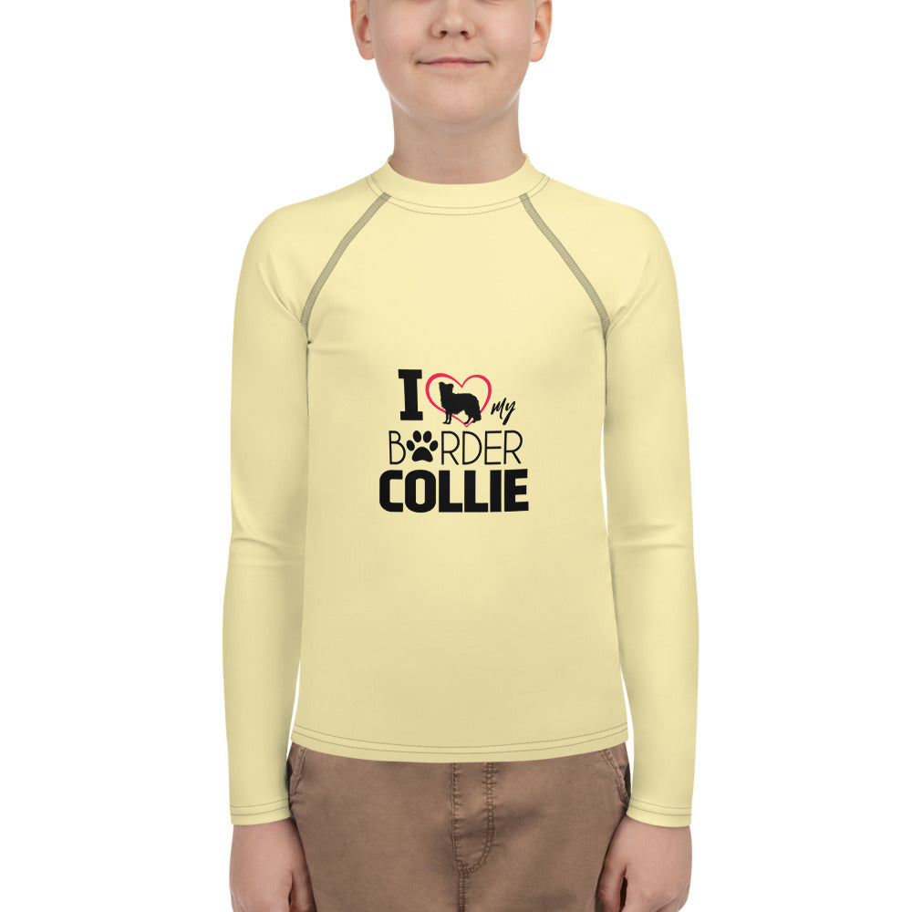 I LOVE MY BORDER COLLIE - Youth Rash Guard