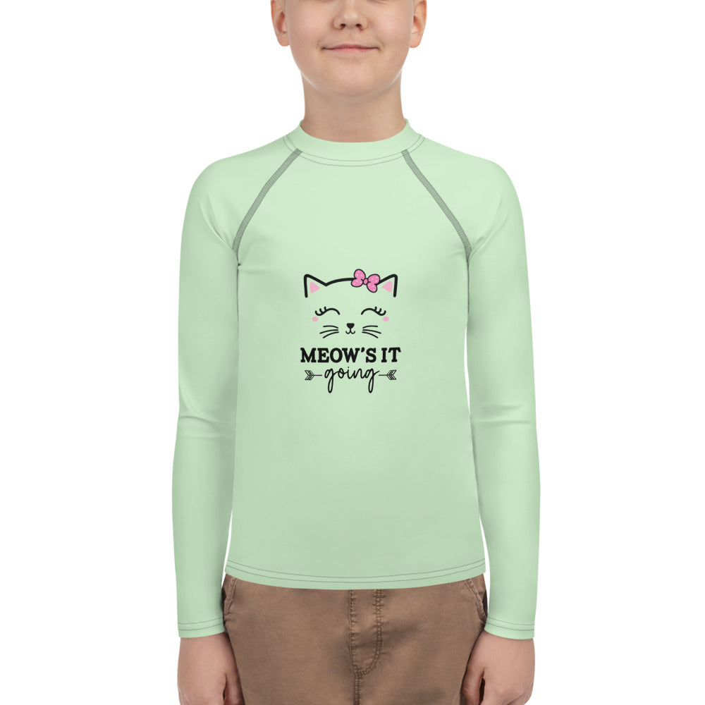 MEOW'S IT GOING - Youth Rash Guard