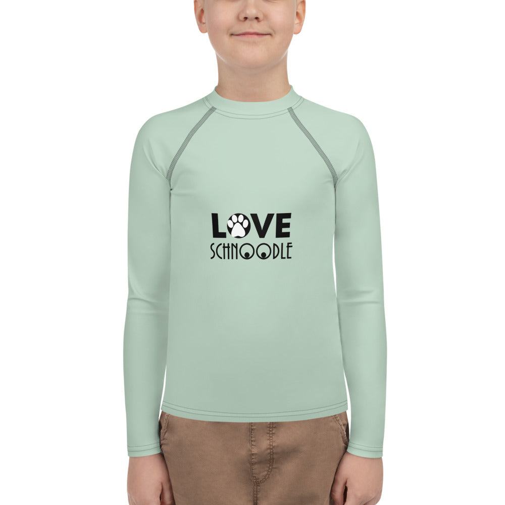 LOVE SCHNOODLE - Youth Rash Guard