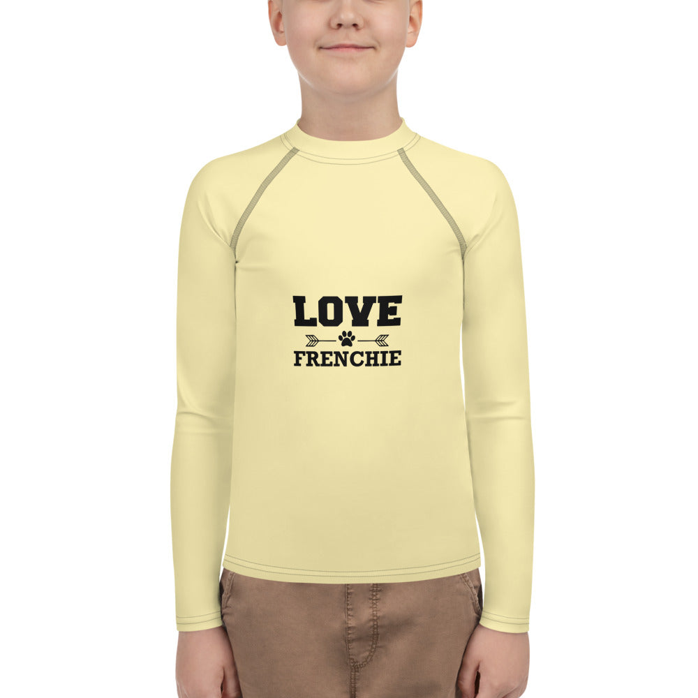 LOVE FRENCHIE - Youth Rash Guard