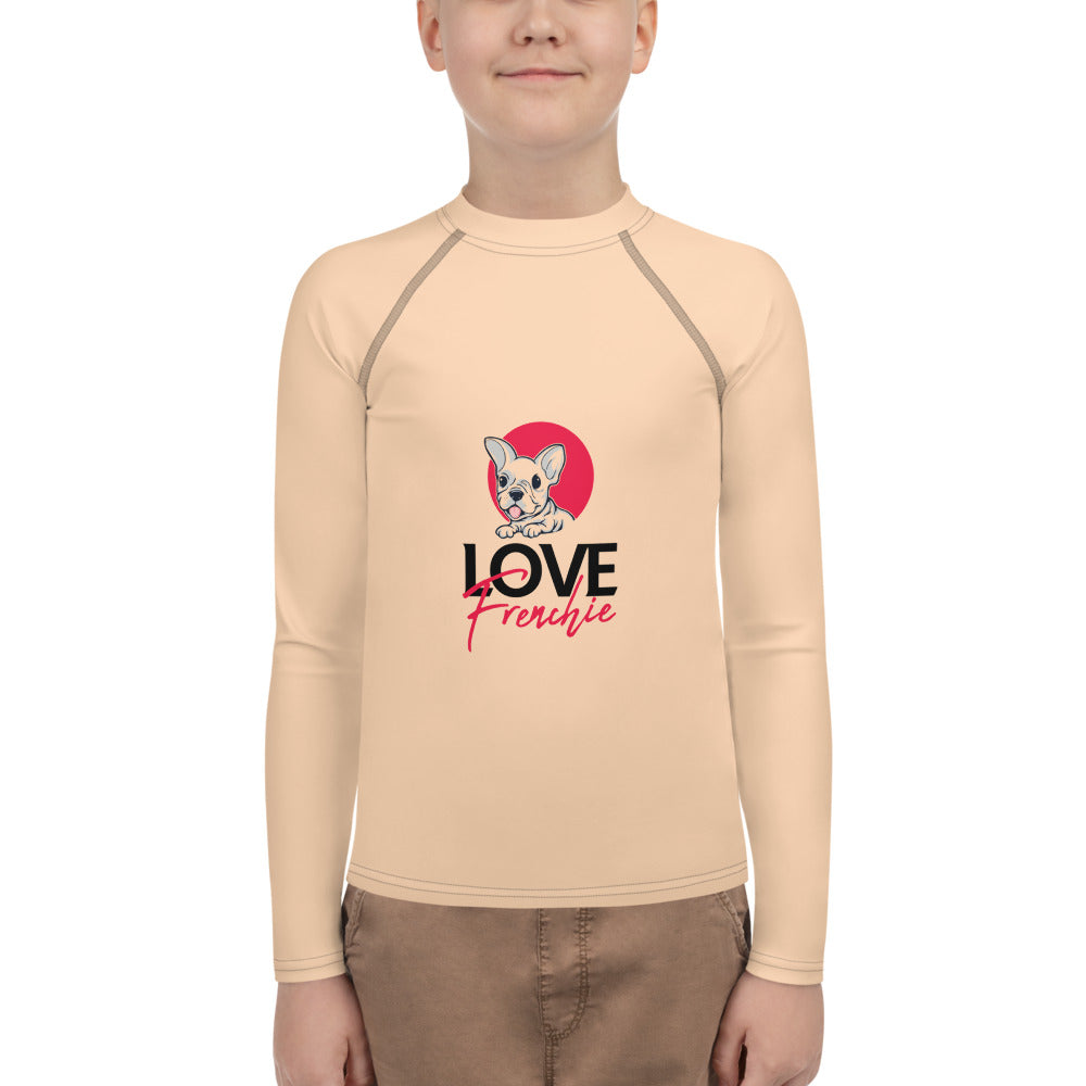 LOVE FRENCHIE - Youth Rash Guard