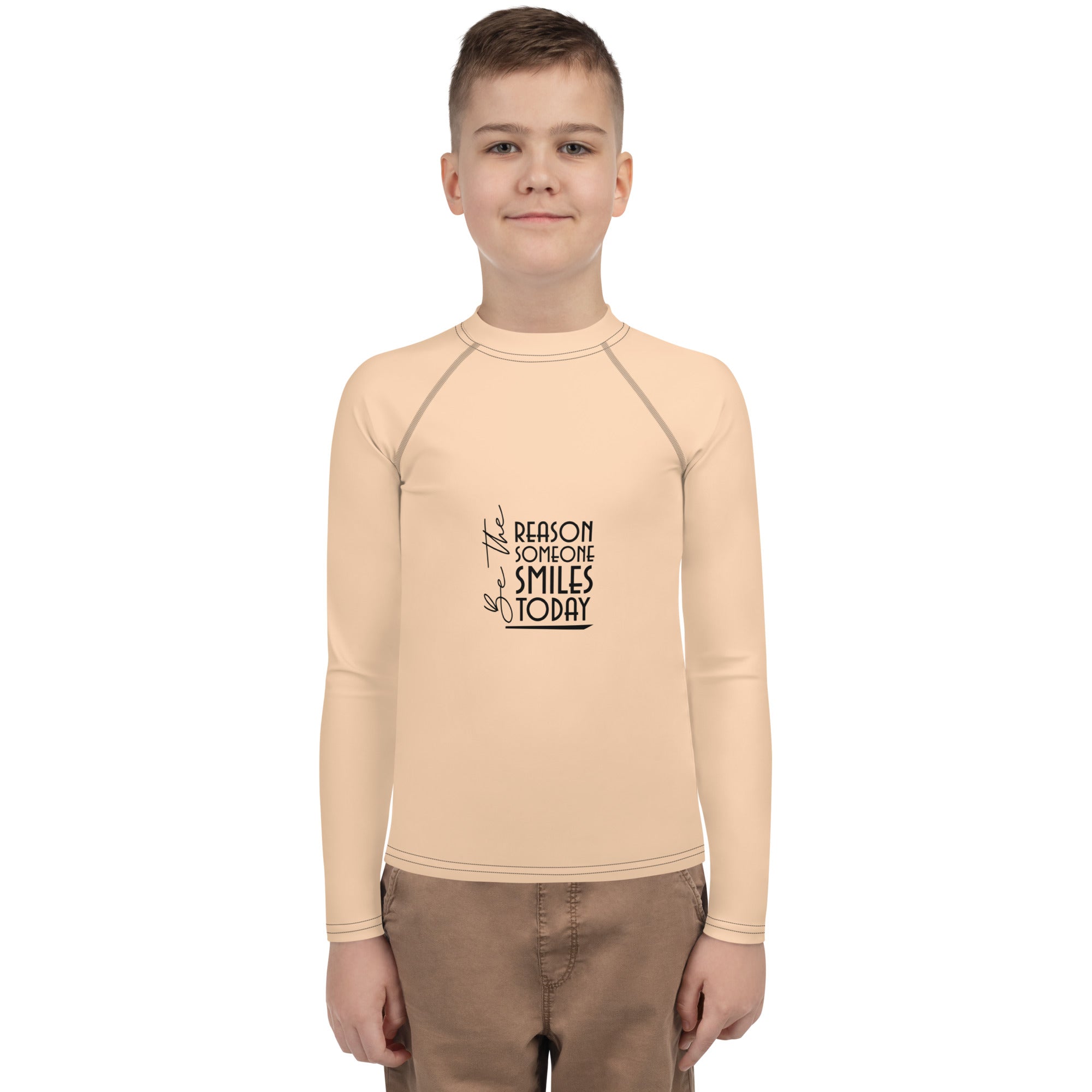 BE THE REASON SOMEONE SMILES TODAY - Youth Rash Guard