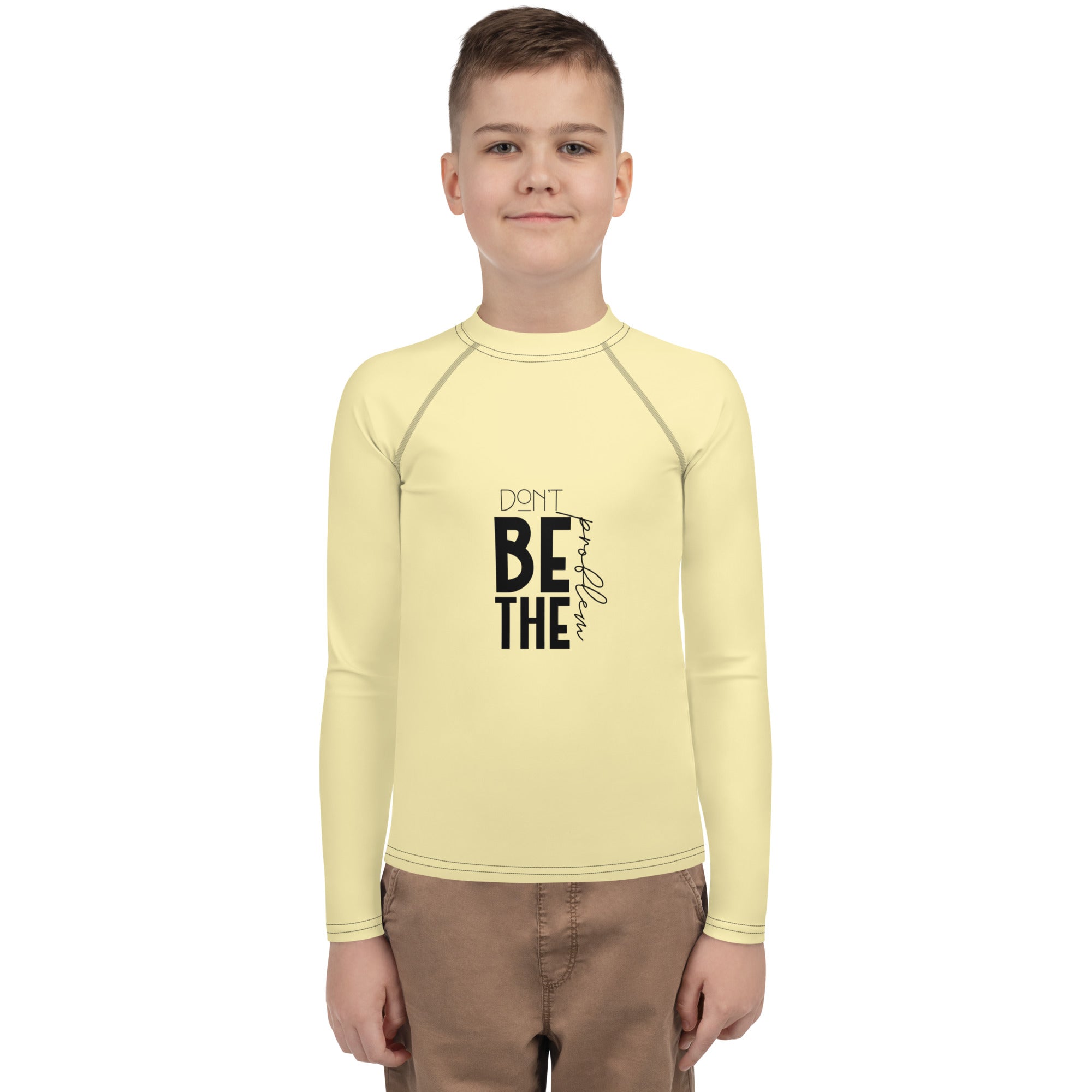 DON'T BE THE PROBLEM - Youth Rash Guard