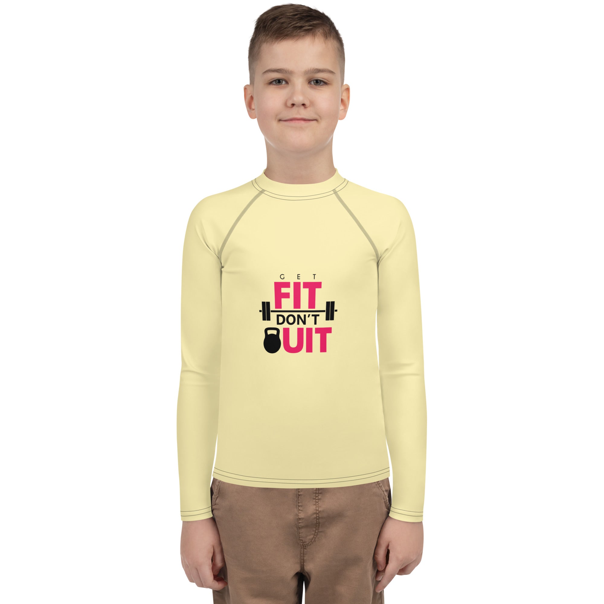 GET FIT DON'T QUIT - Youth Rash Guard