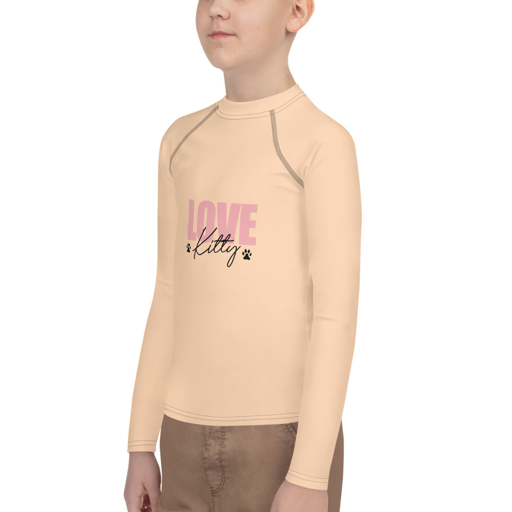 LOVE KITTY - Youth Rash Guard