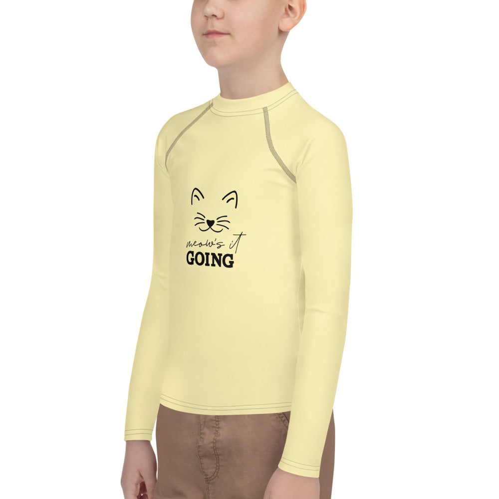 MEOW'S IT GOING - Youth Rash Guard