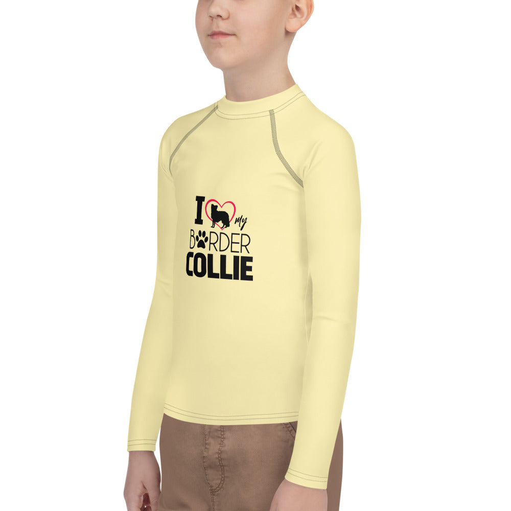 I LOVE MY BORDER COLLIE - Youth Rash Guard