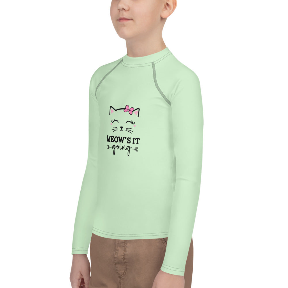 MEOW'S IT GOING - Youth Rash Guard