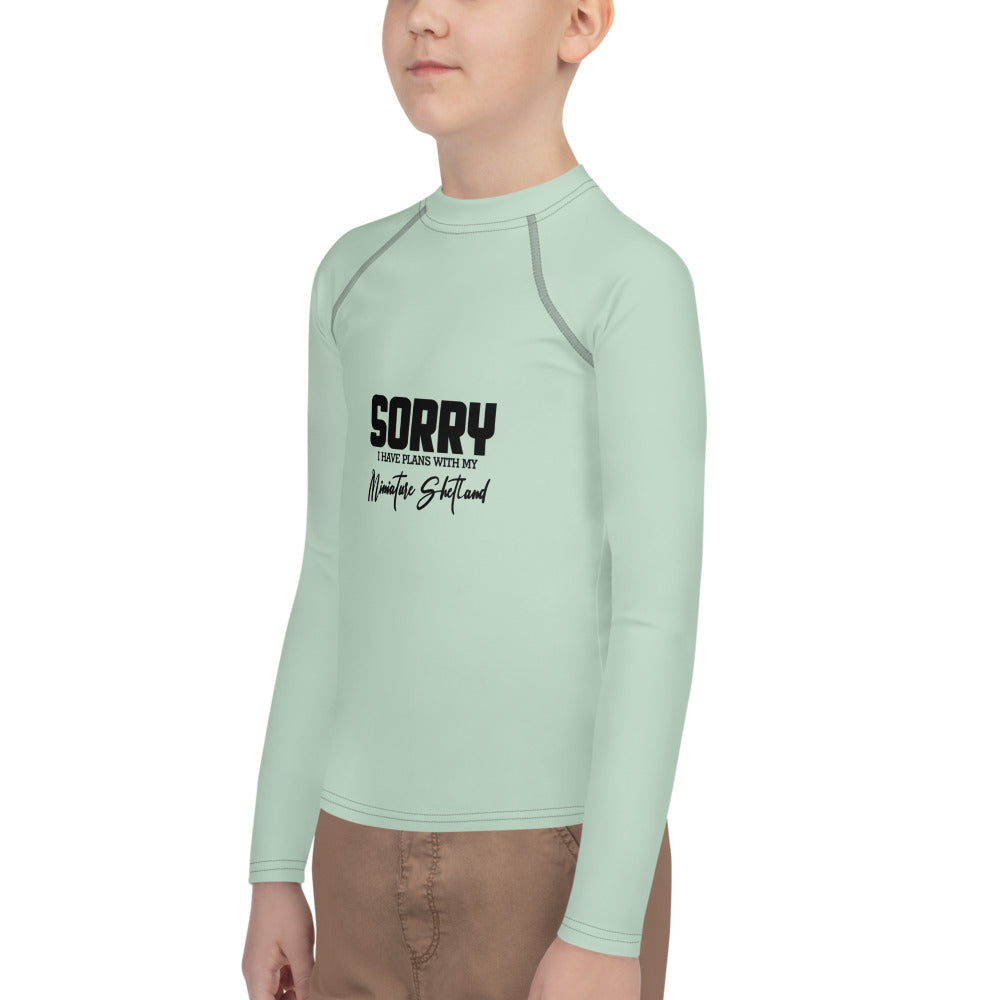 MINIATURE SHETLAND - Youth Rash Guard