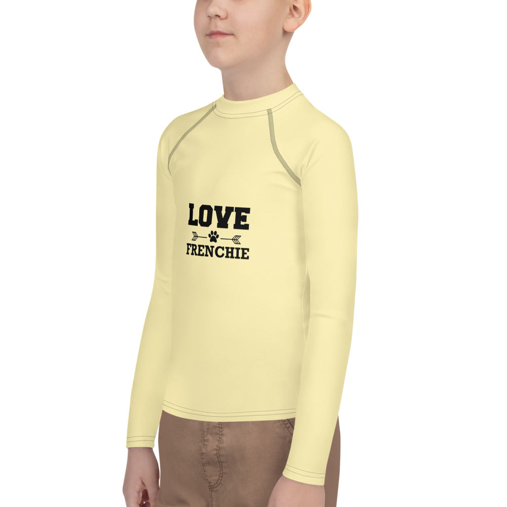 LOVE FRENCHIE - Youth Rash Guard