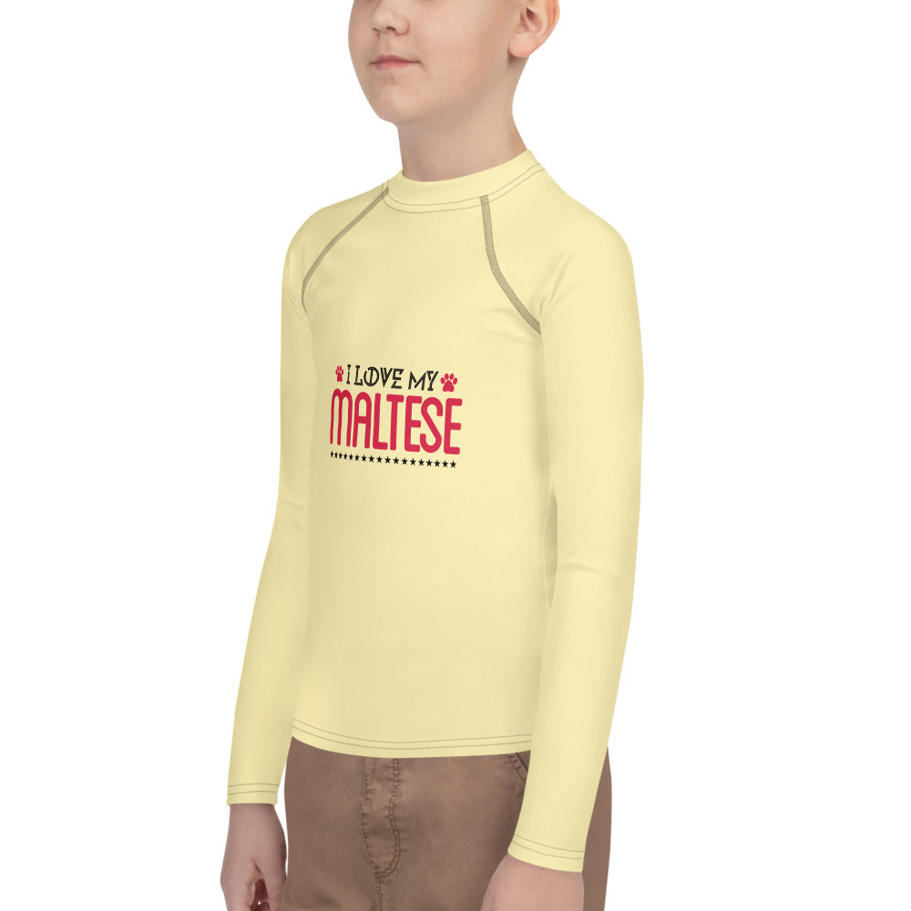 I LOVE MY MALTESE - Youth Rash Guard