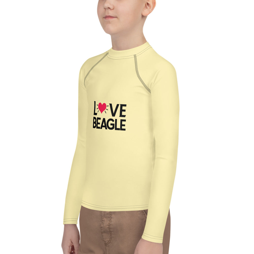 LOVE BEAGLE - Youth Rash Guard