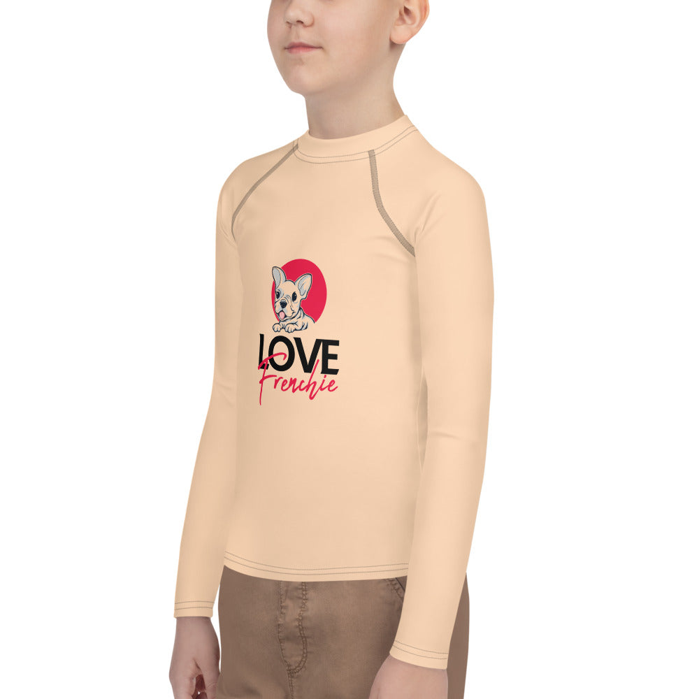 LOVE FRENCHIE - Youth Rash Guard