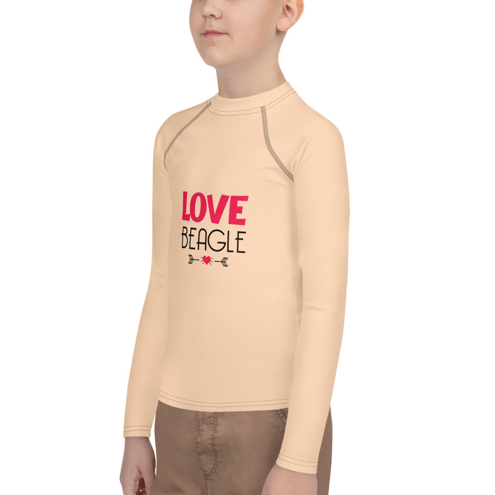 LOVE BEAGLE - Youth Rash Guard