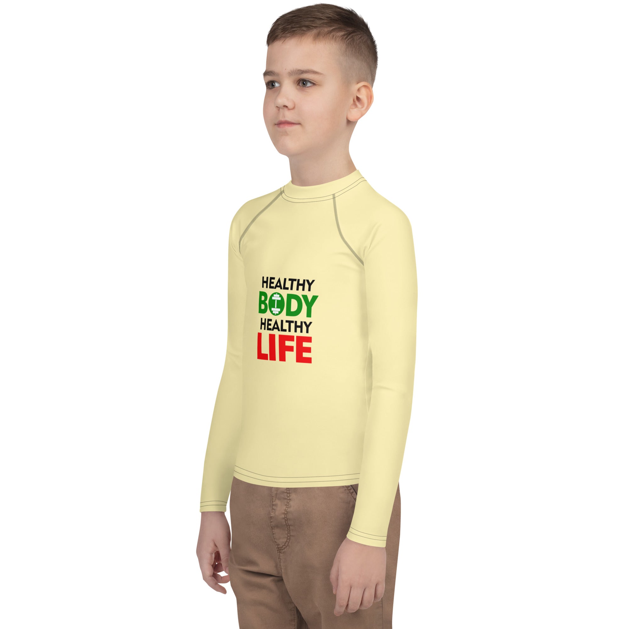 HEALTHY BODY HEALTHY LIFE - Youth Rash Guard