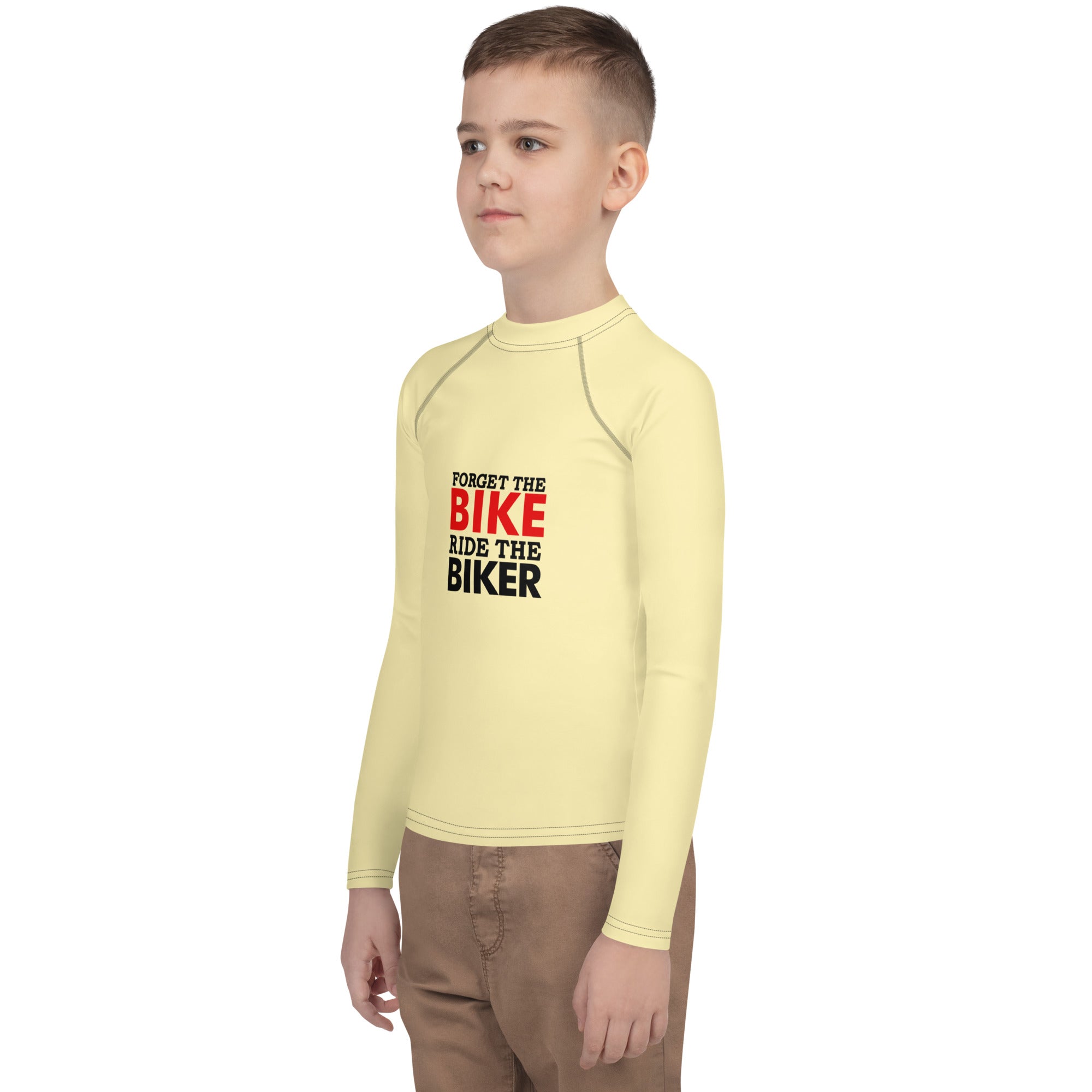 FORGET THE BIKE RIDE THE BIKER - Youth Rash Guard