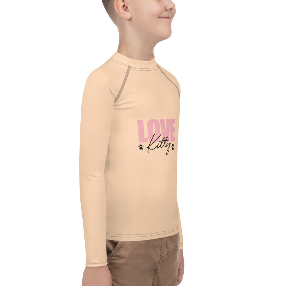 LOVE KITTY - Youth Rash Guard