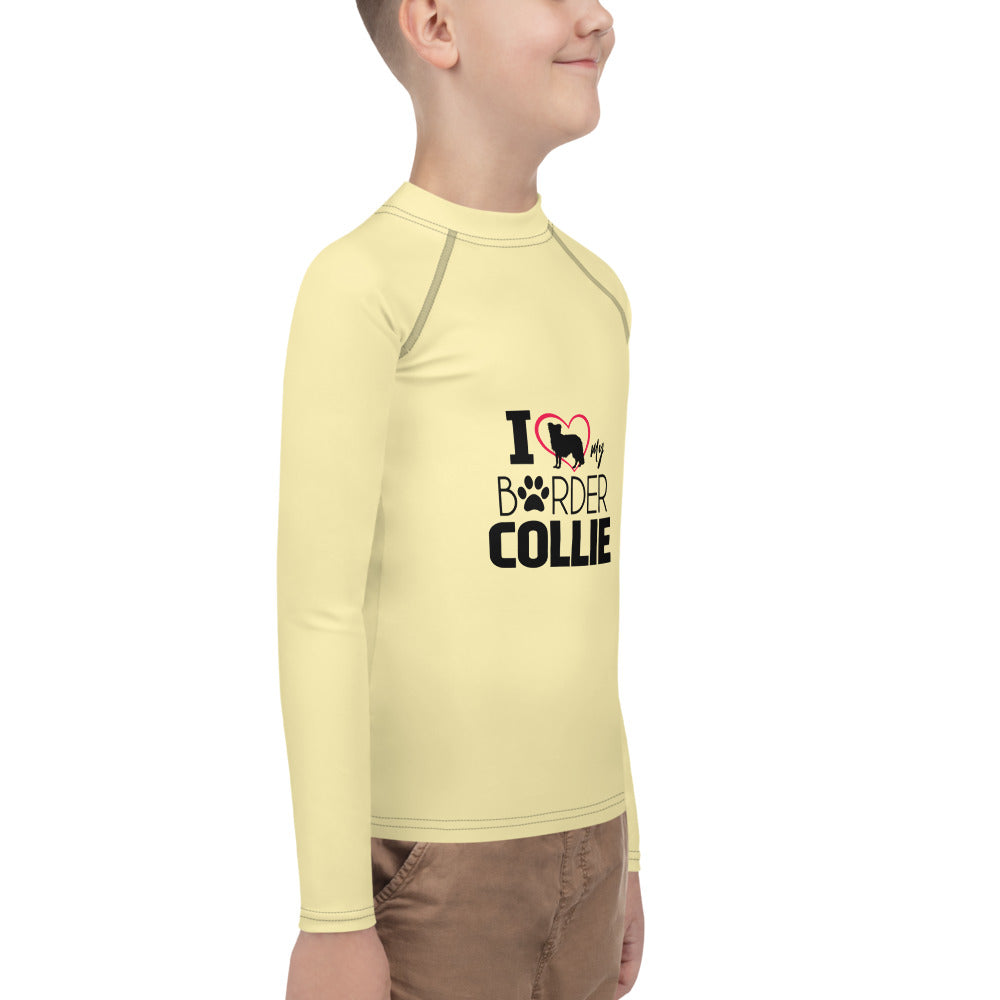 I LOVE MY BORDER COLLIE - Youth Rash Guard