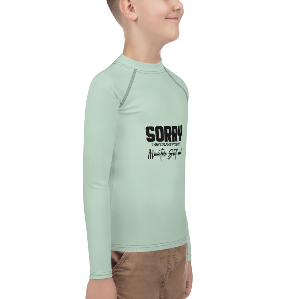MINIATURE SHETLAND - Youth Rash Guard
