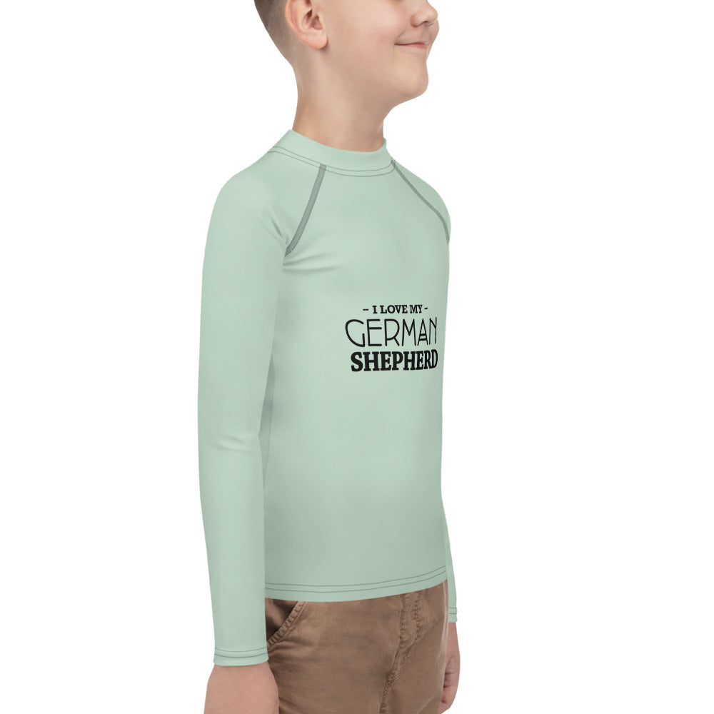 I LOVE MY GERMAN SHEPHERD - Youth Rash Guard