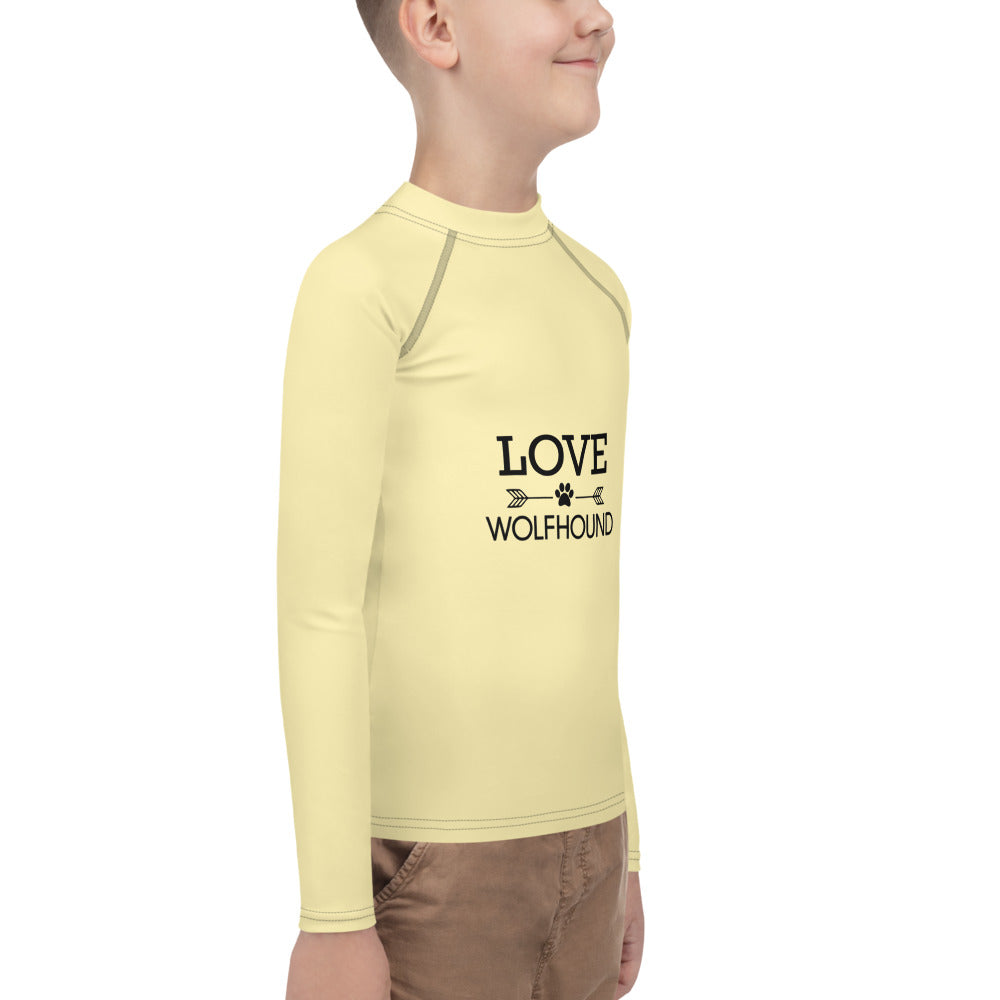 LOVE WOLFHOUND - Youth Rash Guard