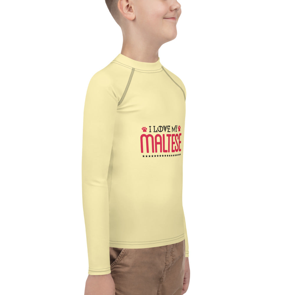 I LOVE MY MALTESE - Youth Rash Guard