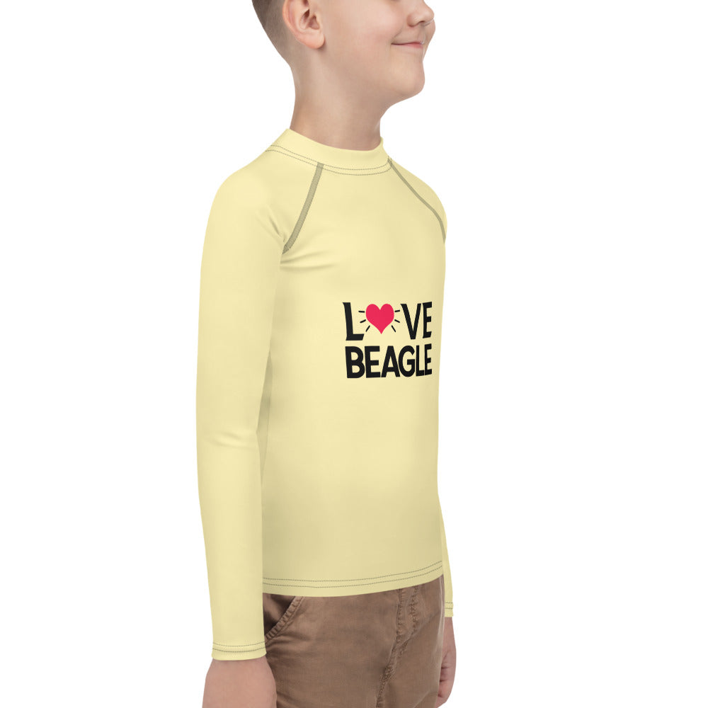 LOVE BEAGLE - Youth Rash Guard