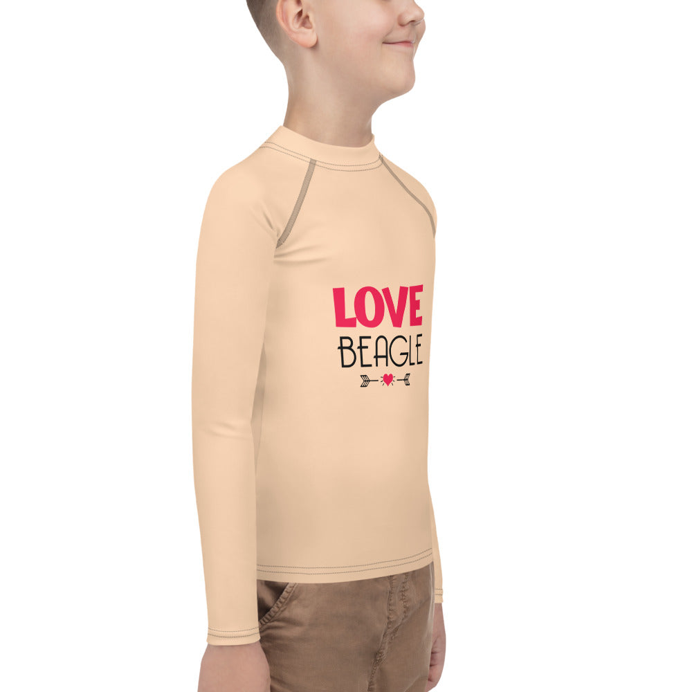 LOVE BEAGLE - Youth Rash Guard