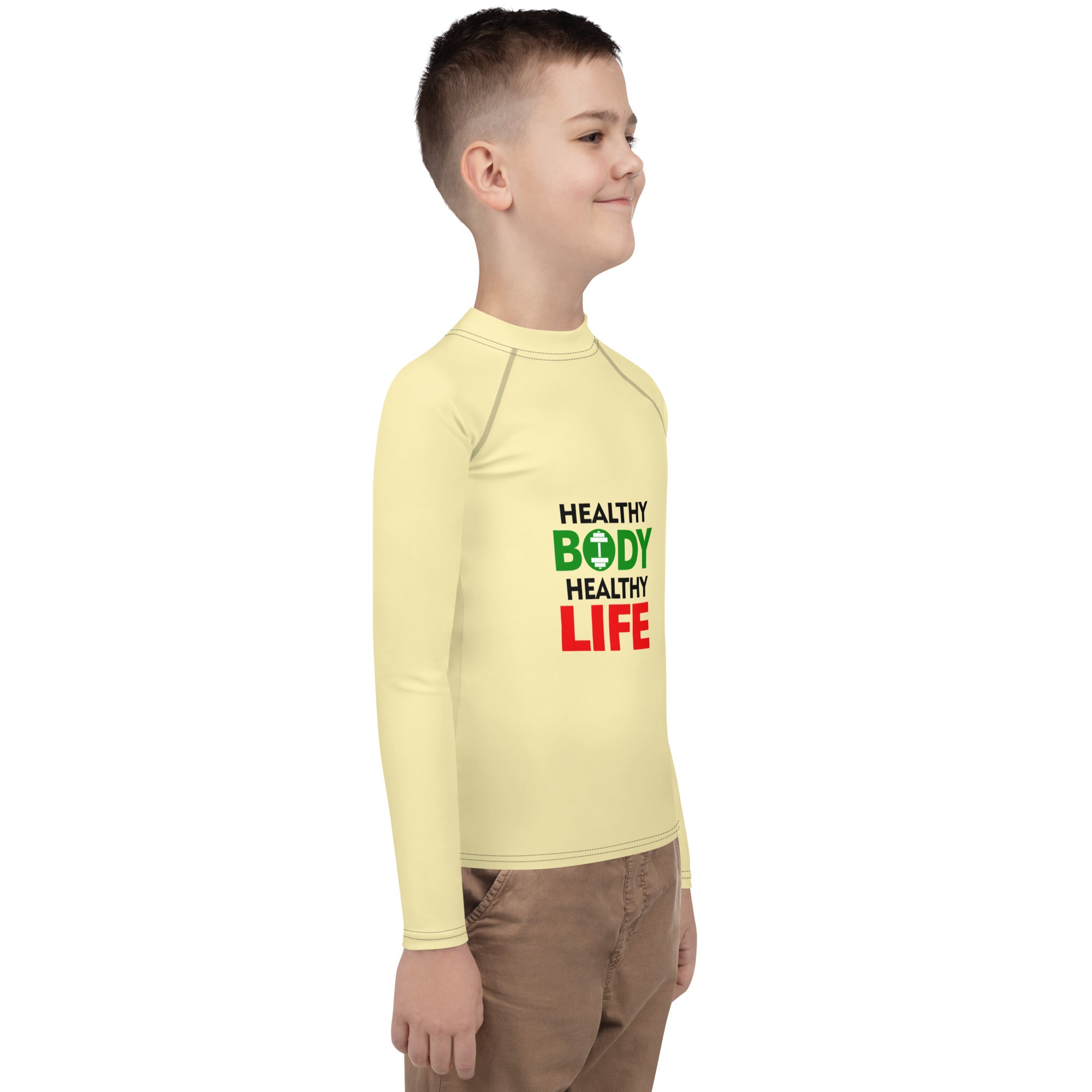 HEALTHY BODY HEALTHY LIFE - Youth Rash Guard