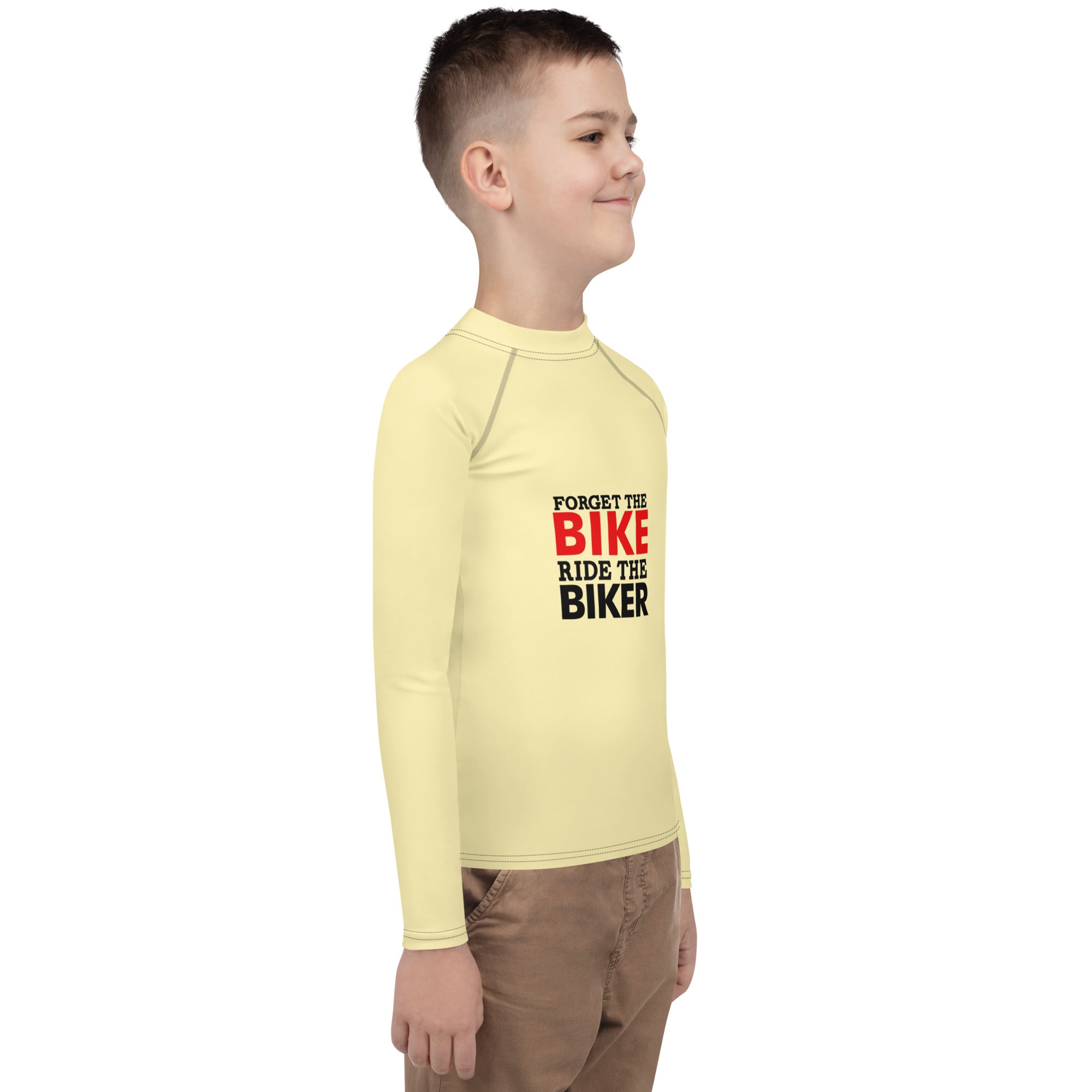 FORGET THE BIKE RIDE THE BIKER - Youth Rash Guard