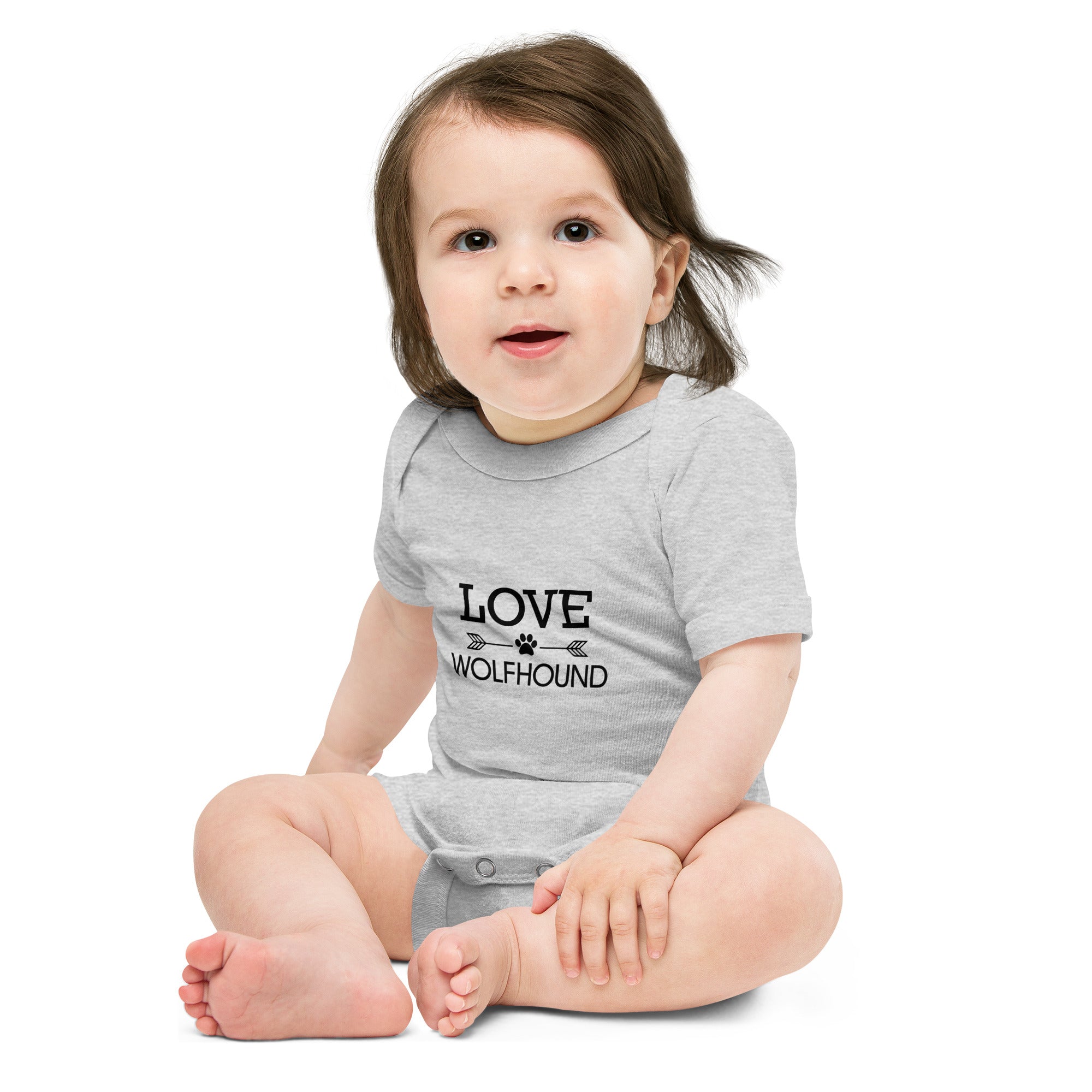 LOVE WOLFHOUND - Baby short sleeve one piece