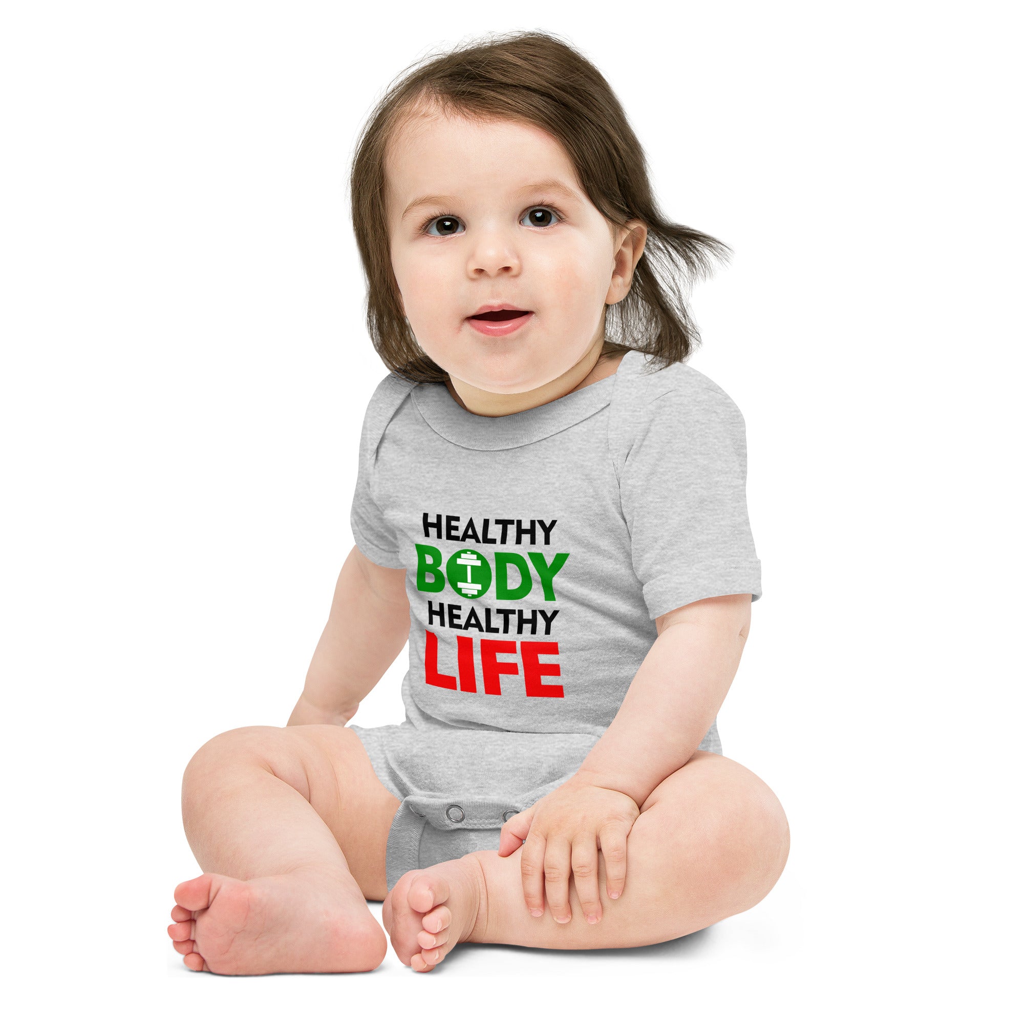 HEALTHY BODY HEALTHY LIFE - Baby short sleeve one piece