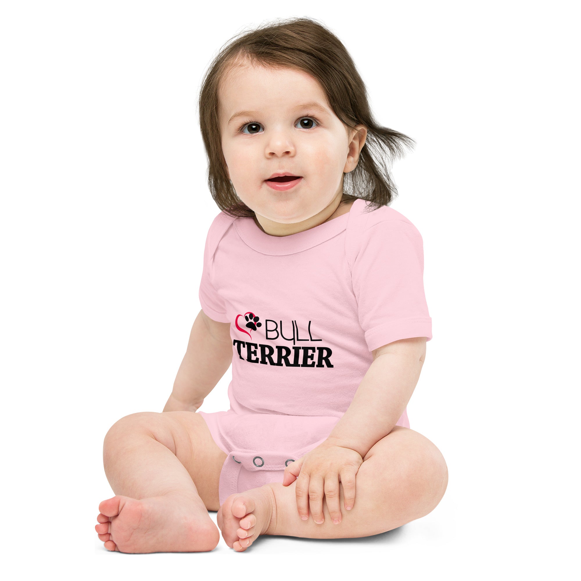 BULL TERRIER - Baby short sleeve one piece