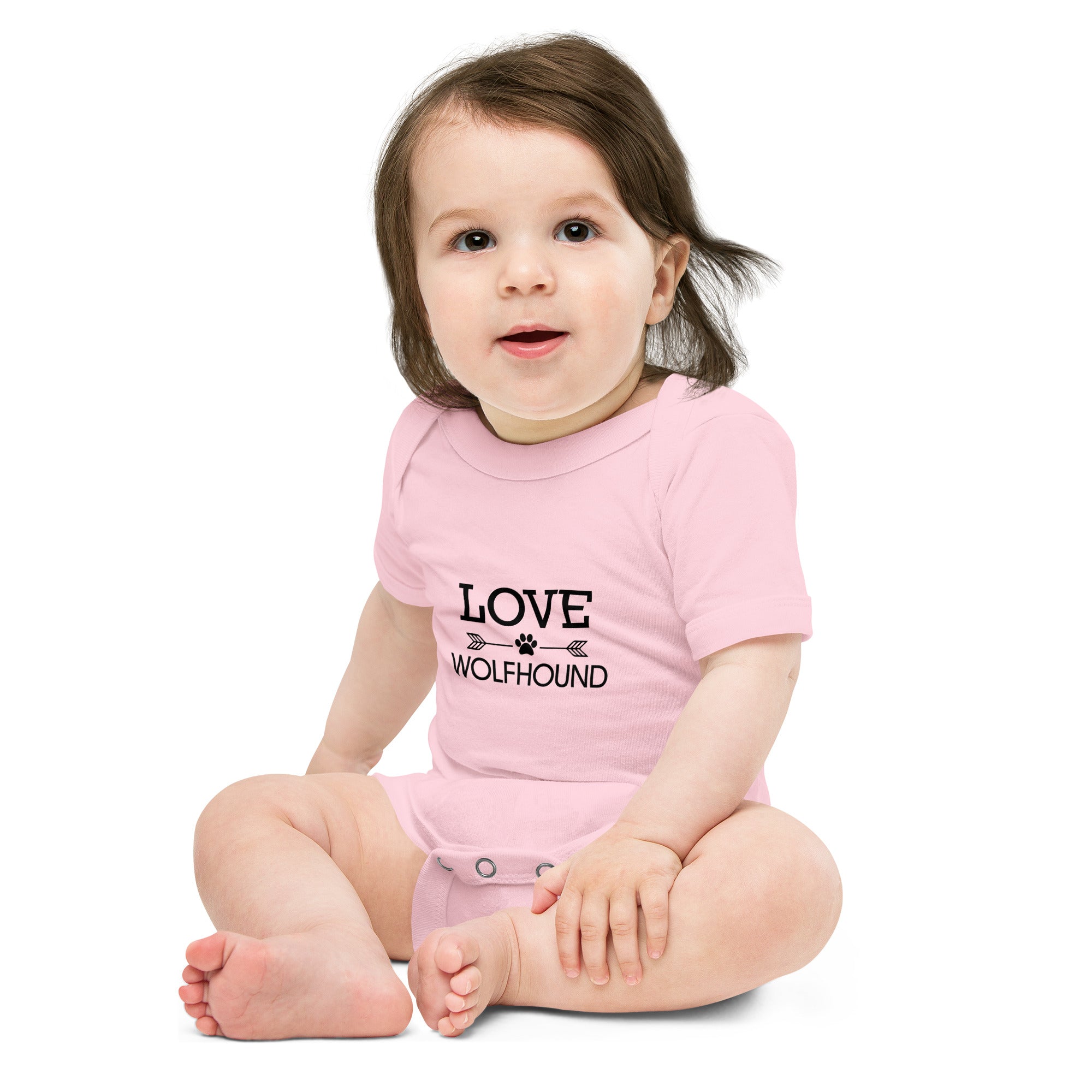 LOVE WOLFHOUND - Baby short sleeve one piece