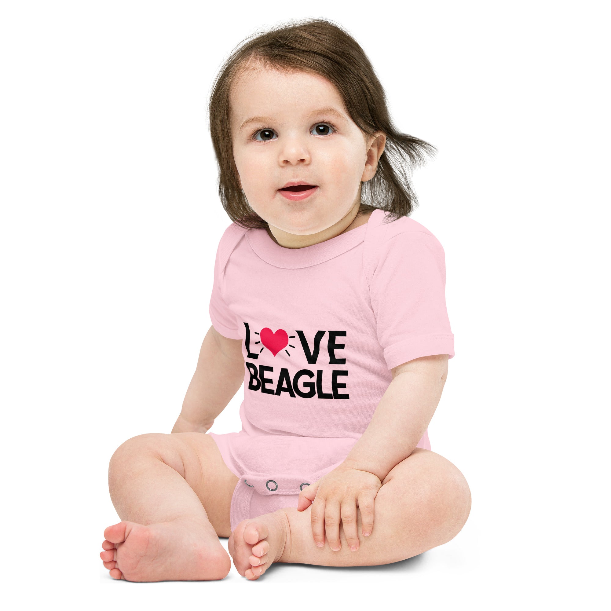 LOVE BEAGLE - Baby short sleeve one piece