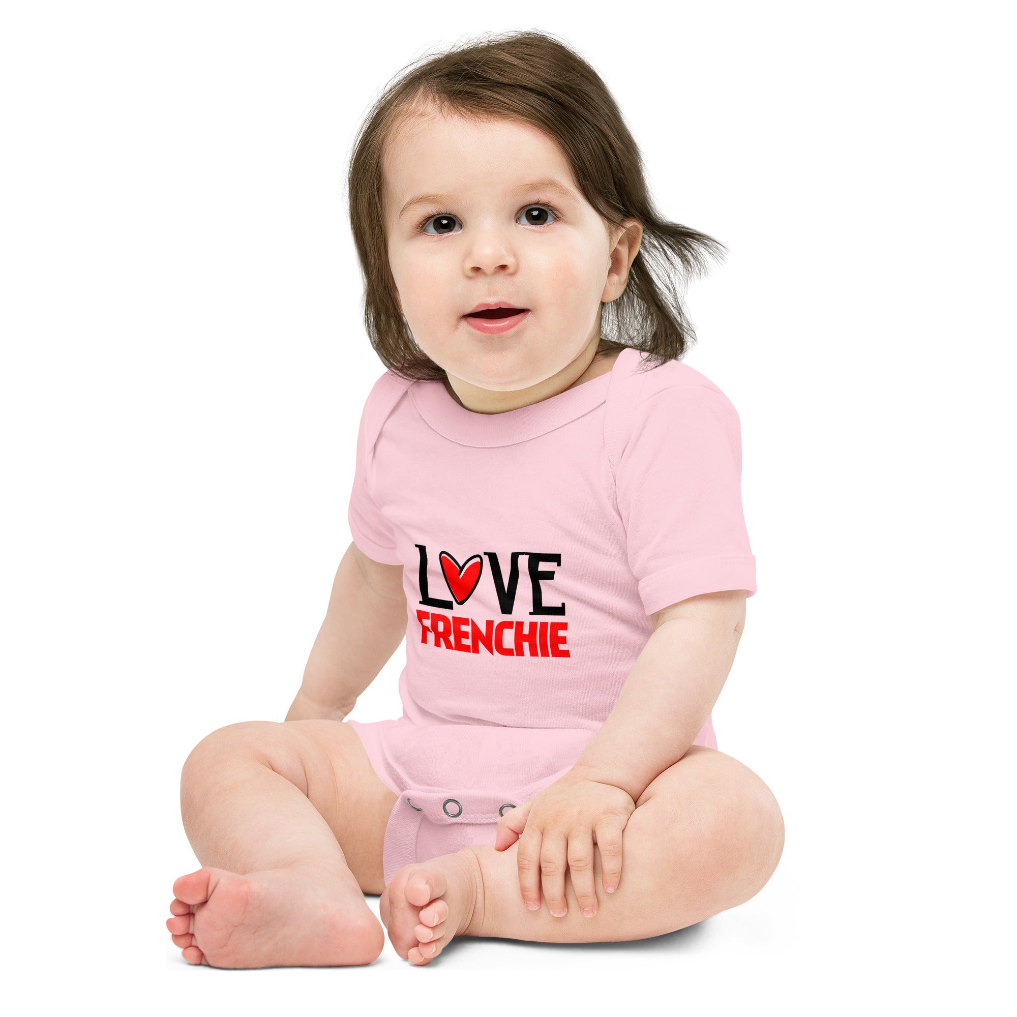 LOVE FRENCHIE - Baby short sleeve one piece