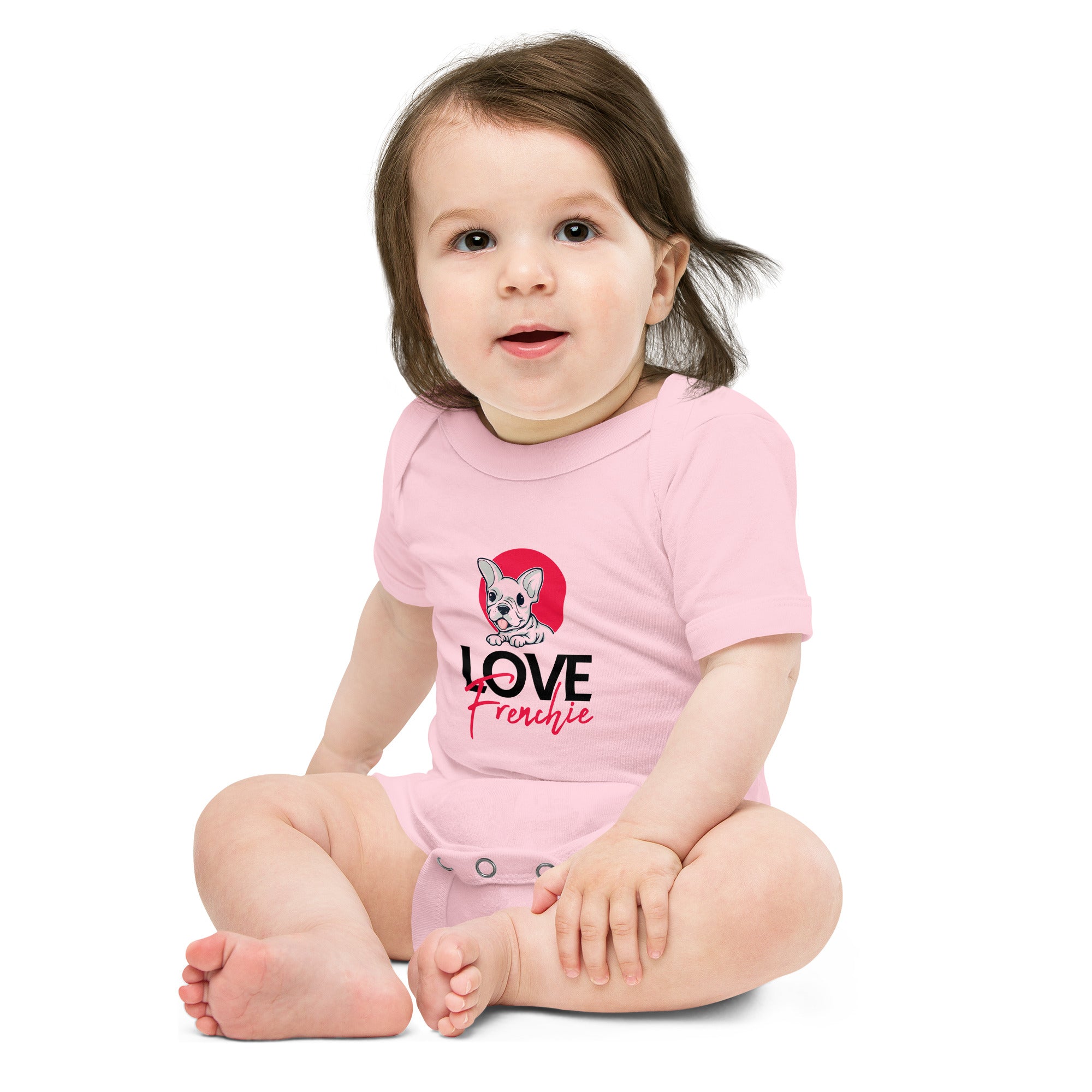 LOVE FRENCHIE - Baby short sleeve one piece