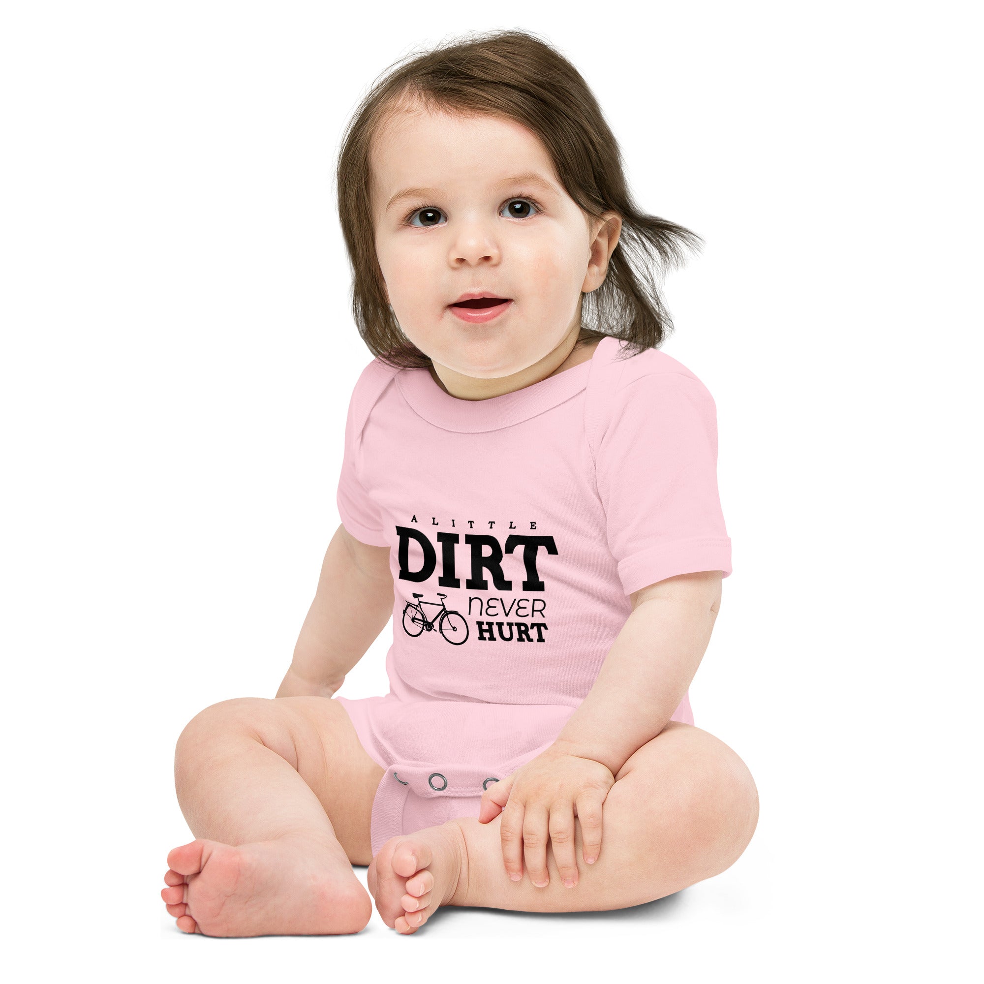 A LITTLE DIRT NEVER HURT - Baby short sleeve one piece