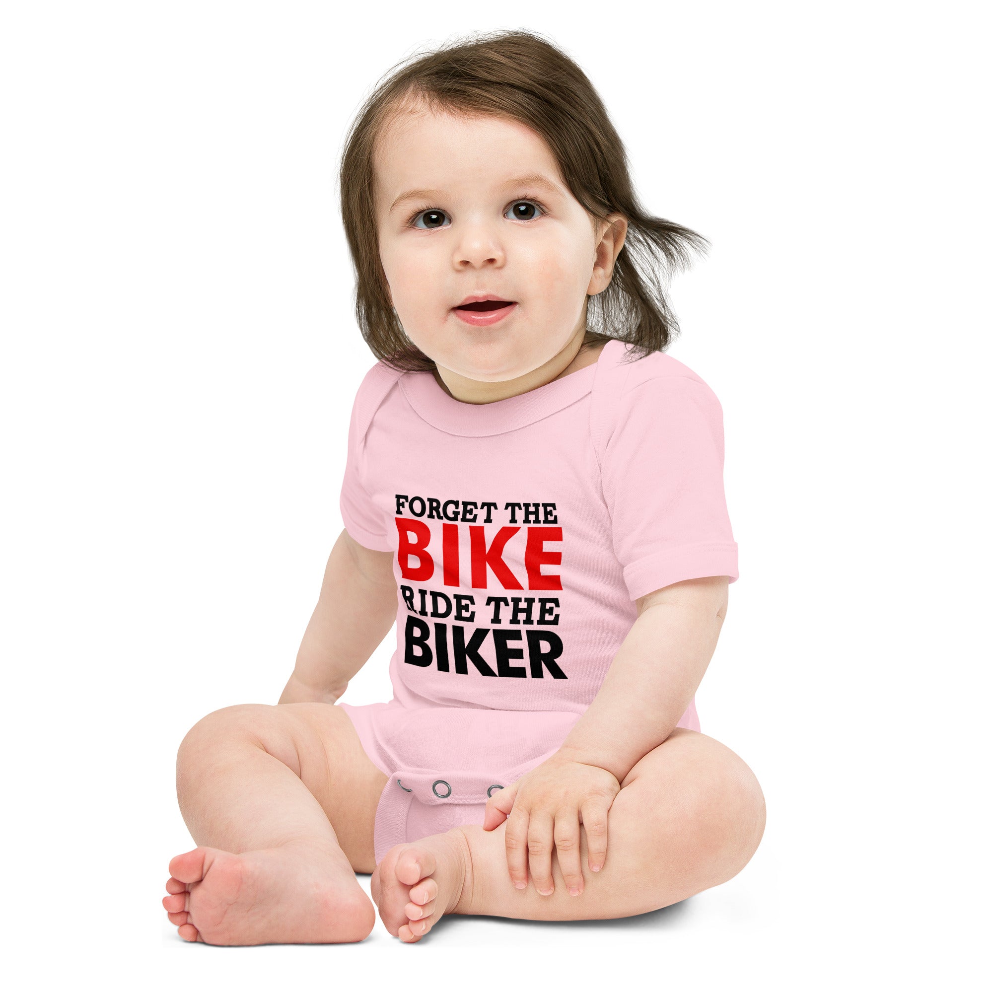 FORGET THE BIKE RIDE THE BIKER - Baby short sleeve one piece